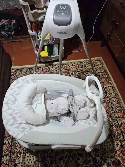 Продам крісло-гойдалку 2в1 Ingenuity SimpleComfort