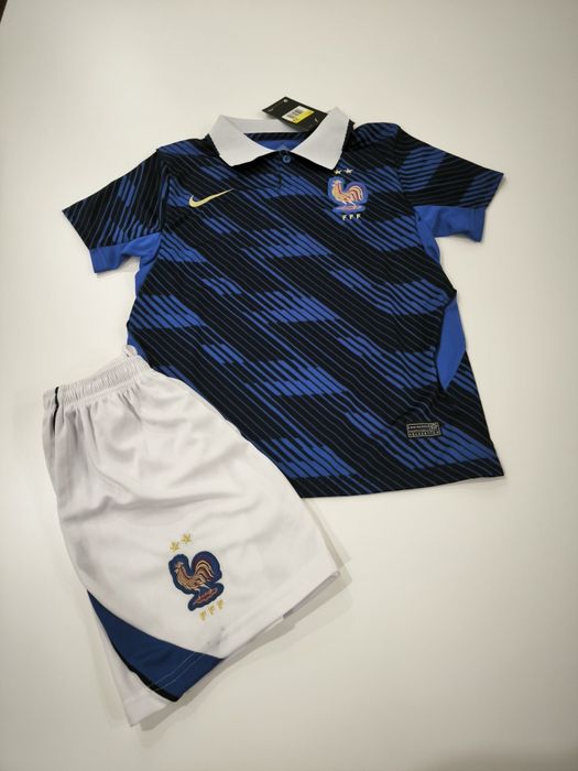 Conjunto da seleção da França de criança 6-7 anos
