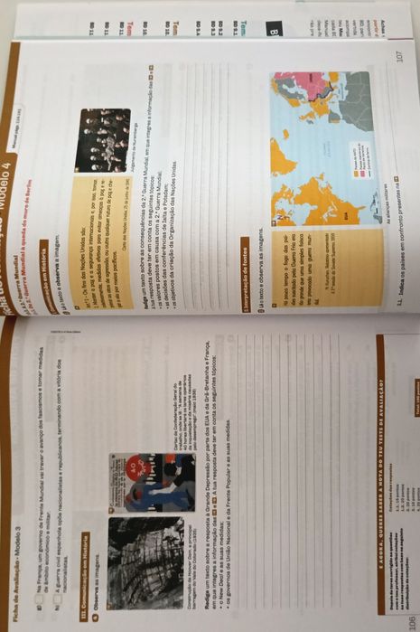 livro "Vamos à História - 9.º Ano"