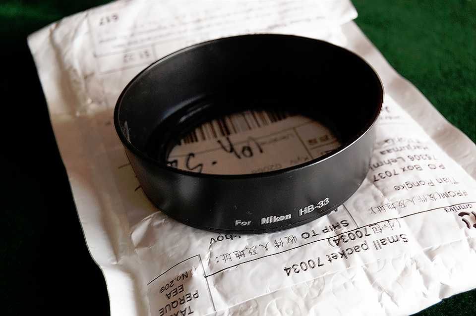 HB33 байонетная лепестковая бленда для объектива Nikon AF-S DX 18-55 м