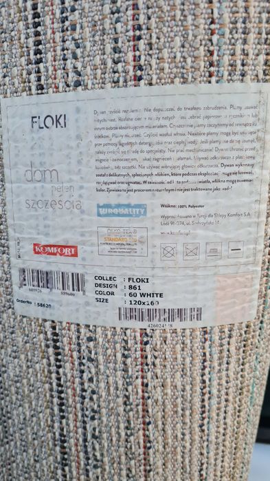 Dywan Tria browni 1.6 x 2.3 m długi włos. 2 x 2.9 shaggi i 1.6 x 1.2 m