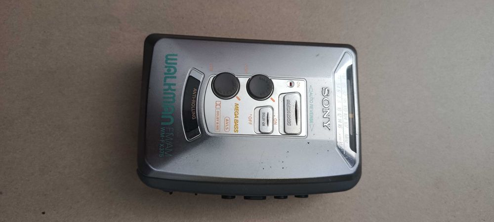 Sony Walkman WM-FX375, Vintage Cassette Player with Mega Bass