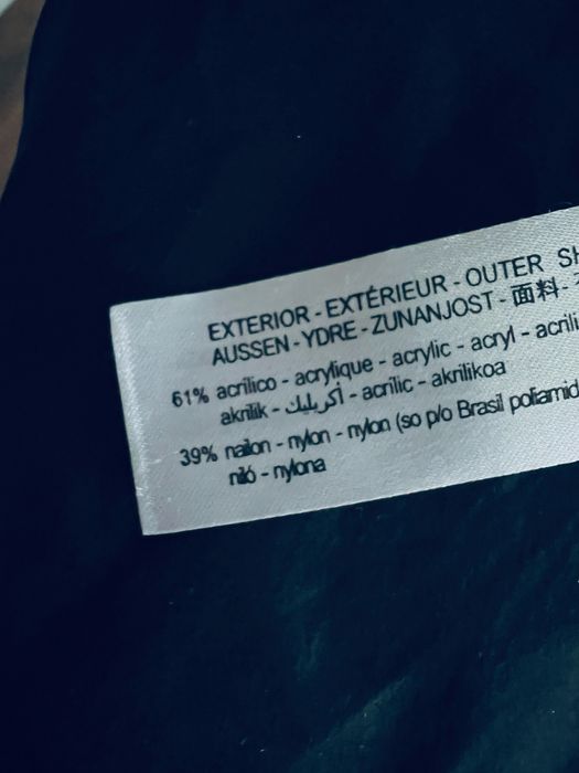 Zara płaszcz karmelowy brązowy długi S capucino oversize wiązany