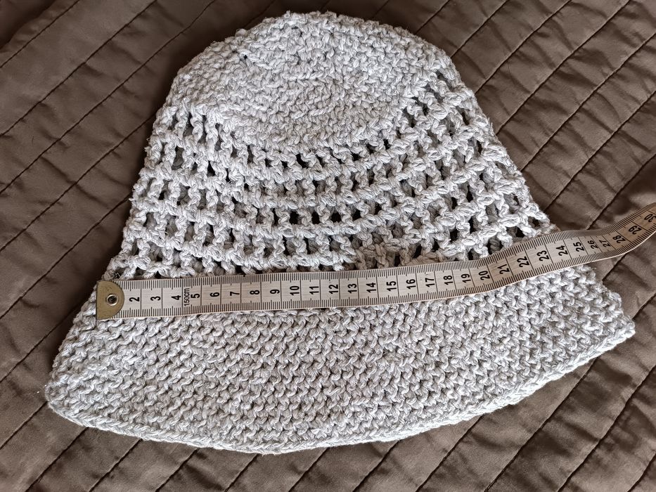 Kapelusz wiosenno letni handmade