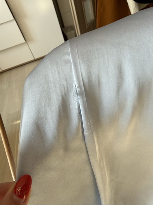 Błękitny plaszcz wiosenny damski Mohito 40 L