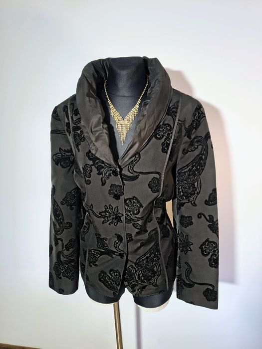 Piękna czarna marynarka żakiet 3XL