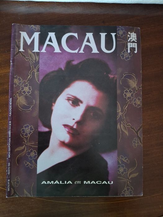 Revista Macau Amalia Rodrigues rara