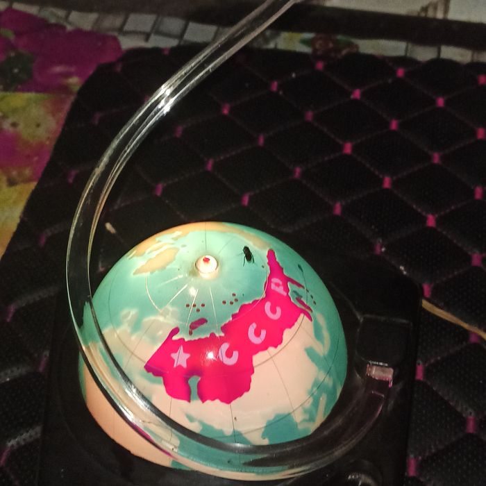 Светильник глобус -ракета СССР