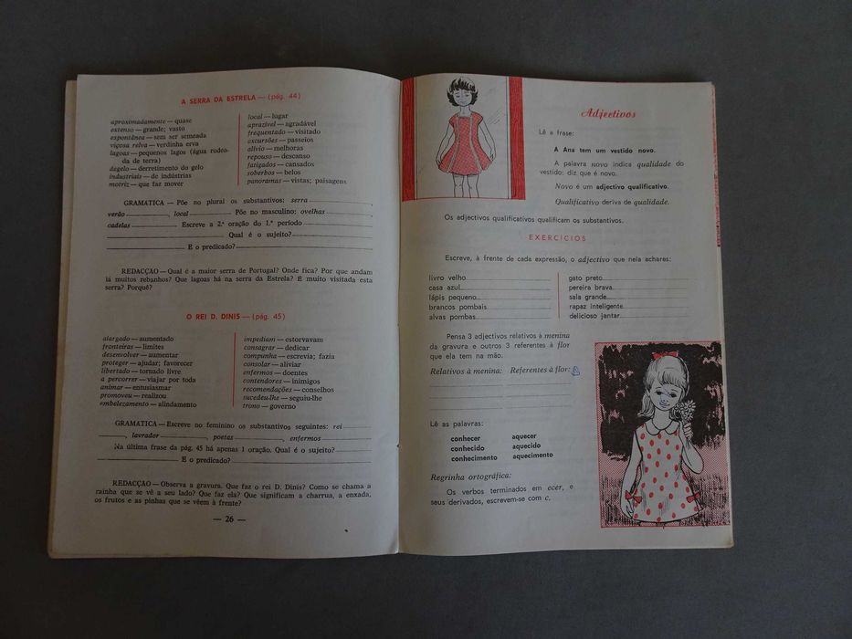 Antiga Gramática 3ª classe novos programas Prof. Luís Reina (1967)