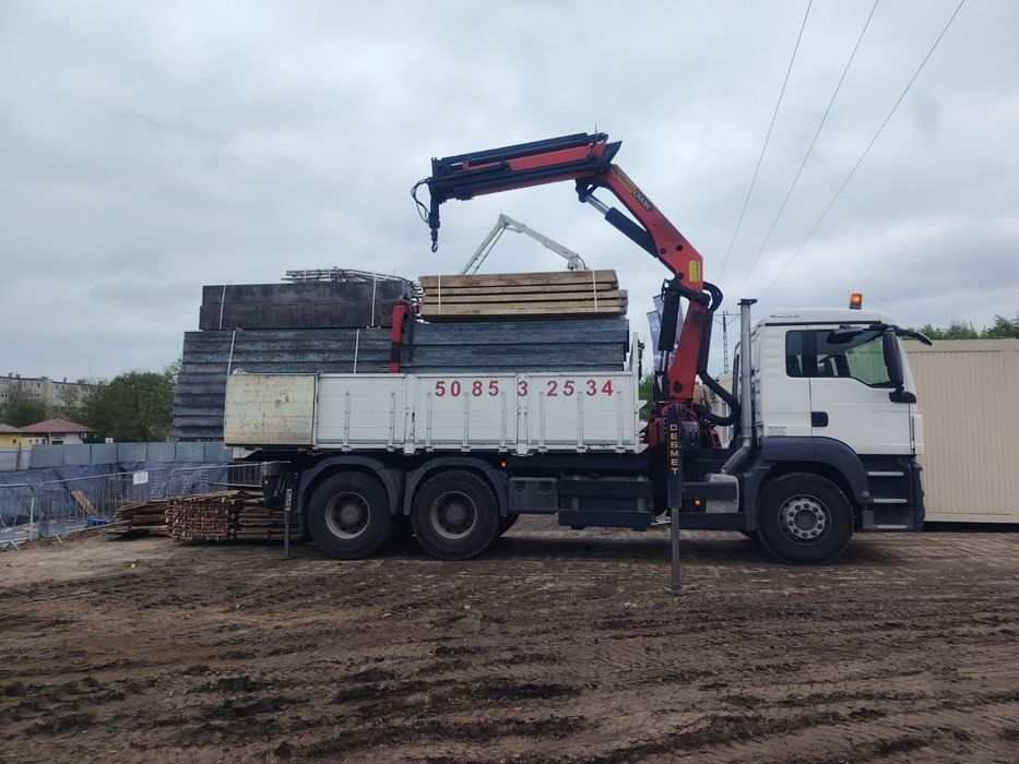 Usługi wywrotką HDS + łyżka czerpakowa