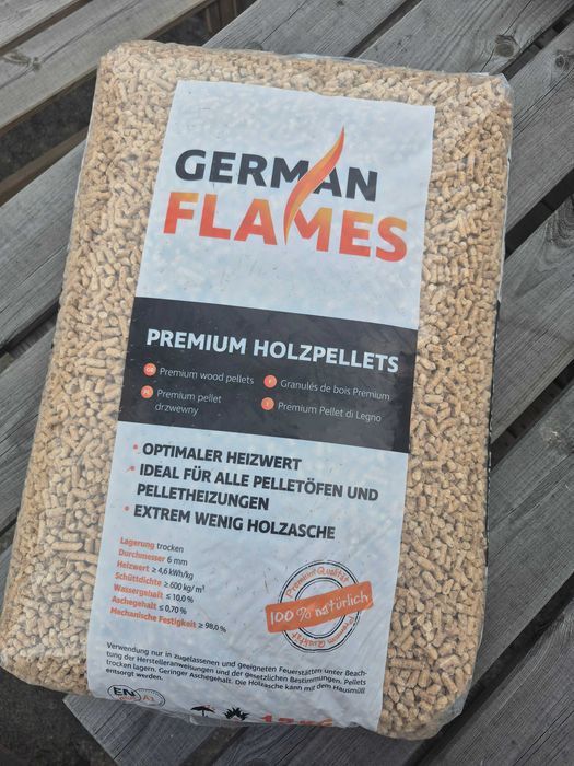 PELLET FLAMES - niemiecki - certyfikowany A1 - Budzyń