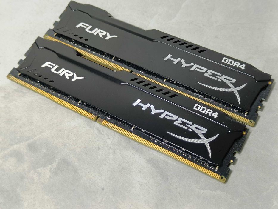 Оперативна память HyperX FURY DDR4 8GB 16GB 2133MHz У РОБОЧОМУ стані