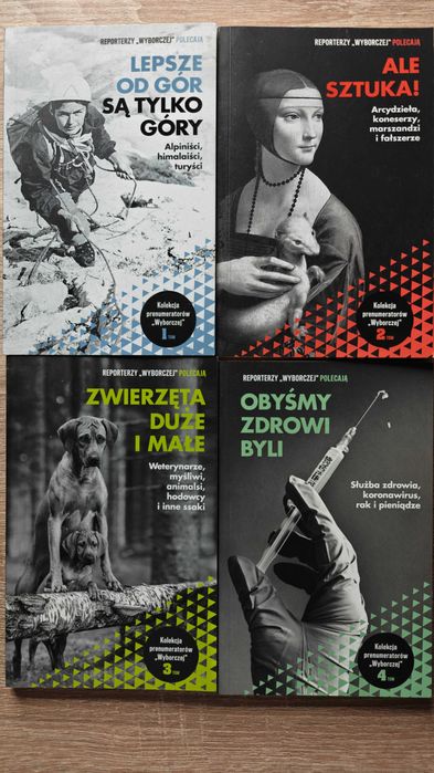 Seria książek "Reporterzy Wyborczej polecają", 10 tomów
