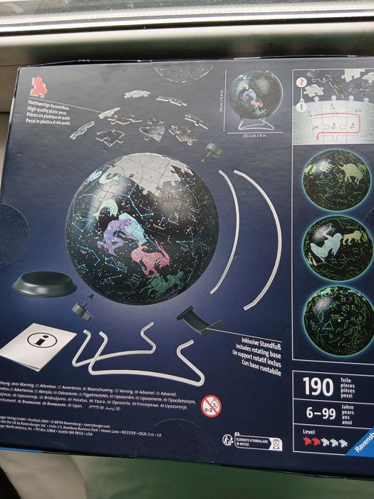 Ravensburger 3 D пазли, глобус