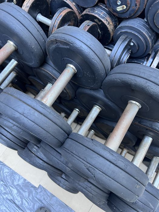 Продам гантельний ряд MF (вага в фунтах)