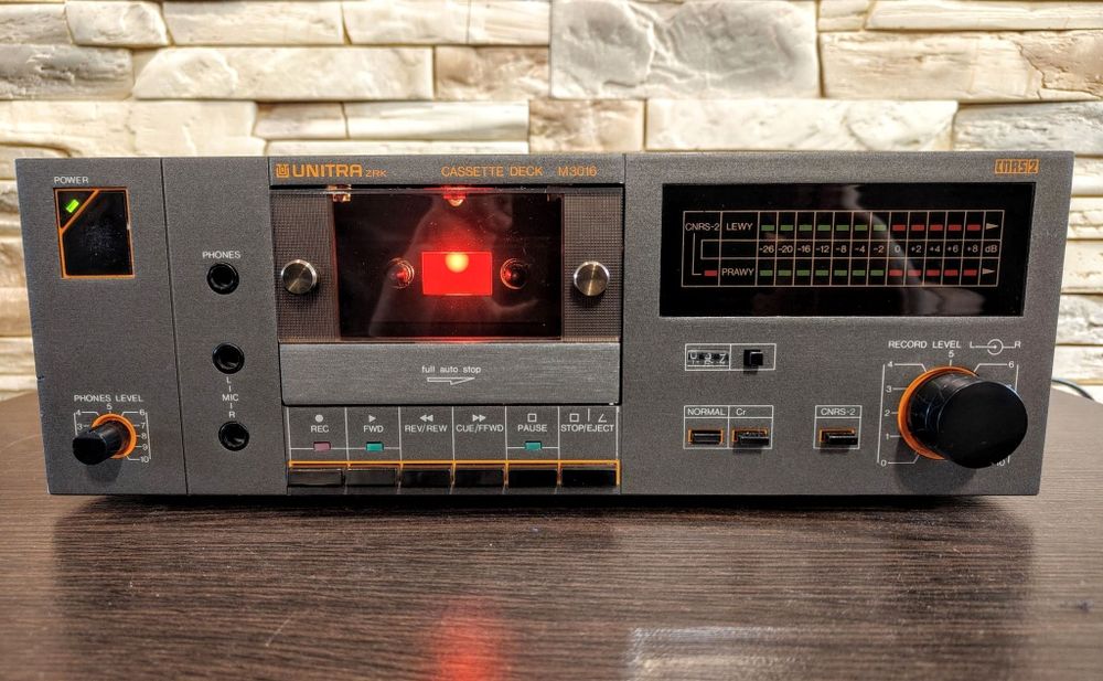 magnetofon Unitra M3016 deck vintage ładny stan