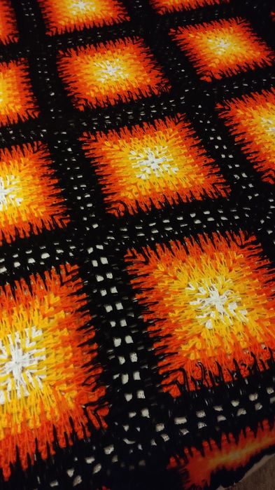 Manta em lã/ colcha