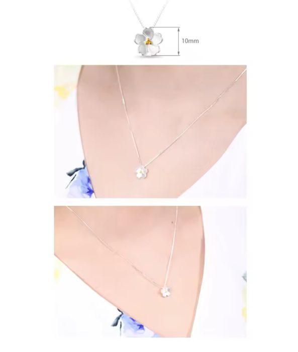 Naszyjnik z piwonią