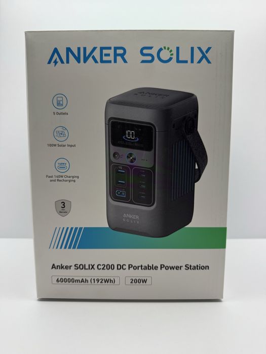 Зовнішній акумулятор Anker SOLIX C200 Power Bank S 60000mah