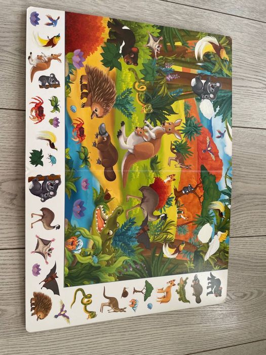 Дитяча книга Віммельбух Тварини. Стан ідеальний