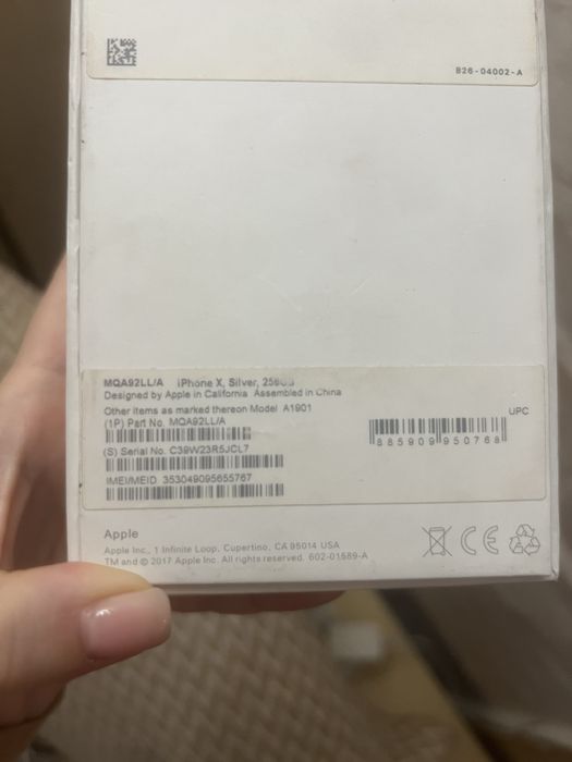 Продам iphone X 256 gb