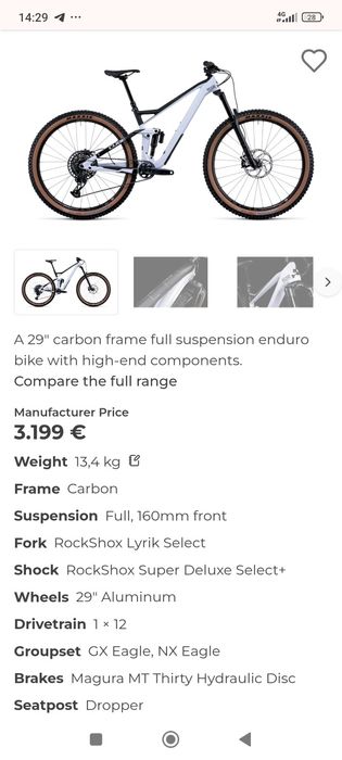 Cube STEREO 150 C:62, RACE 29 L.