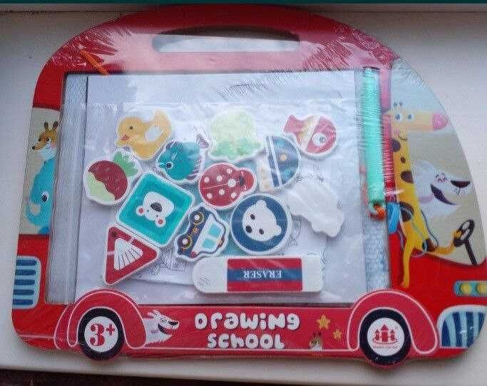 Магнітна дошка для малювання з магнітами