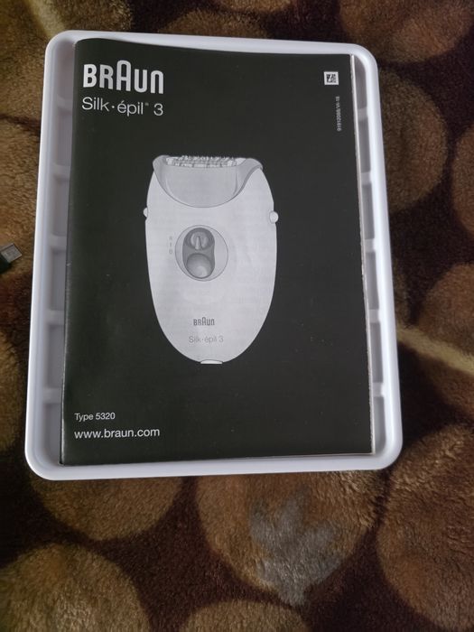 Braun Silk-épil 3 – nova + caixa e acessóri