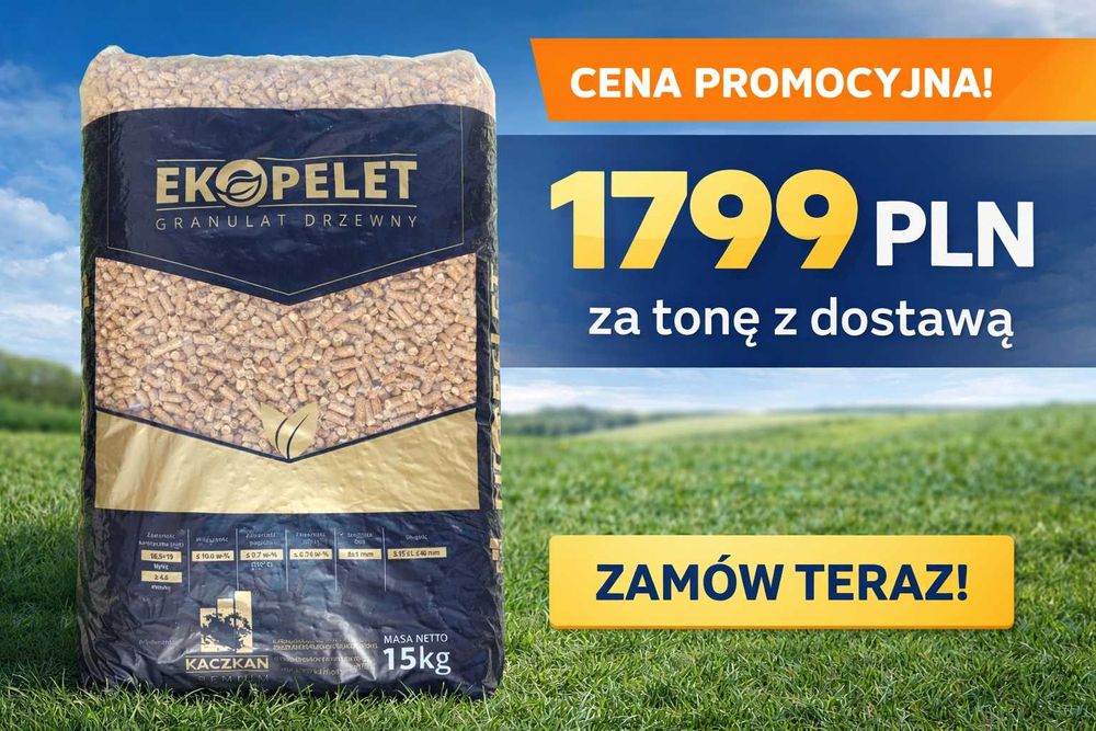 Pellet drzewny dębowy DIN Plus EN A1 - 1 799 PLN - dowóz GRATIS!!!