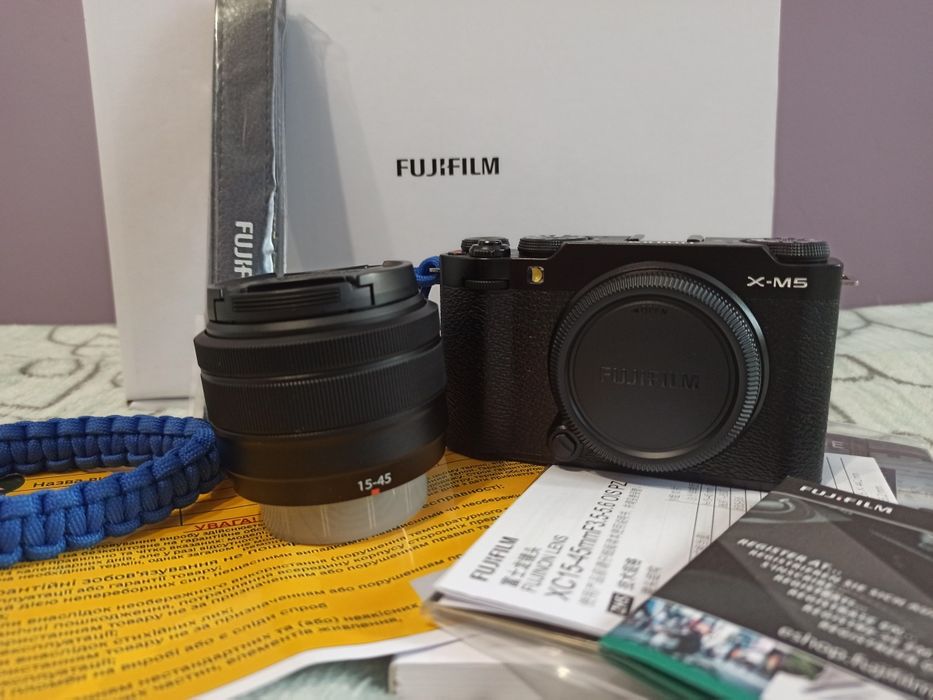 Fujifilm XM 5 kit 15-45 / плівкові симуляції