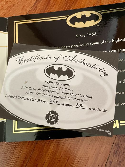 Batmobile Roadster Corgi Toys