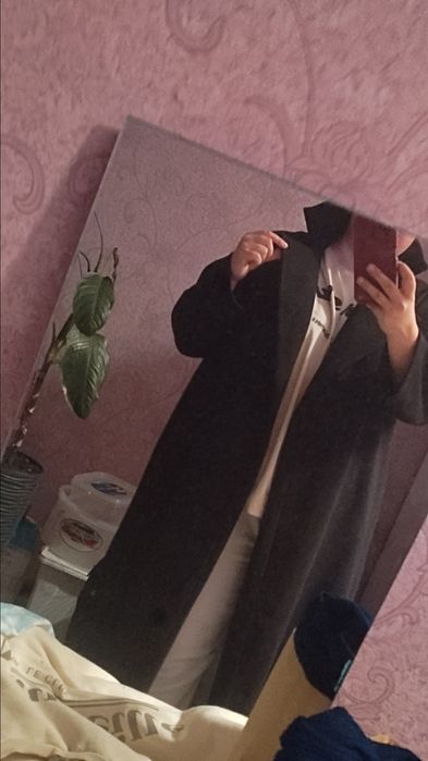 Пальто Boohoo,довге , оверсайз