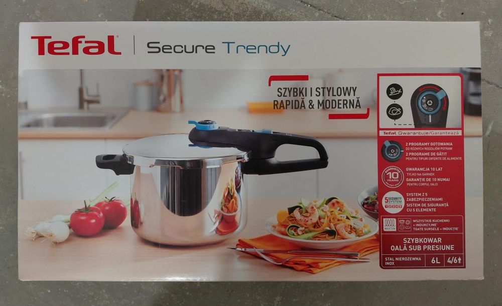 Nowy szybkowar Tefal 6l Secure Trendy