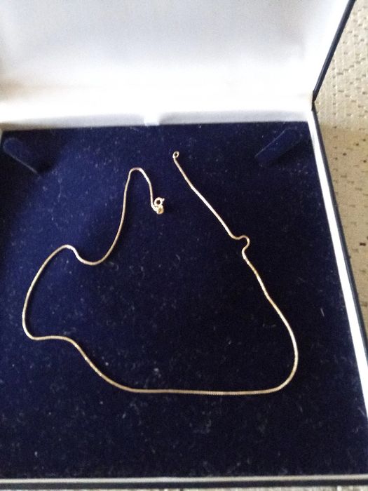 Nowy złoty łańcuszek cena ost.