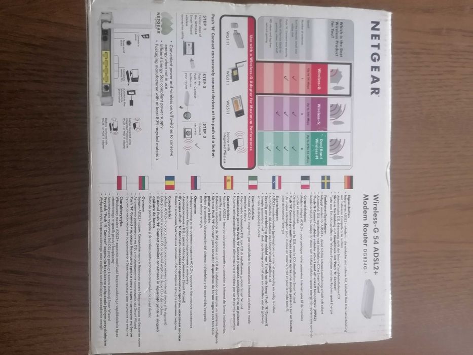 Router netgear wireless g-54
