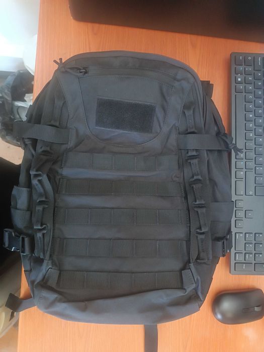 Black Tactical Backpack446555683261009920