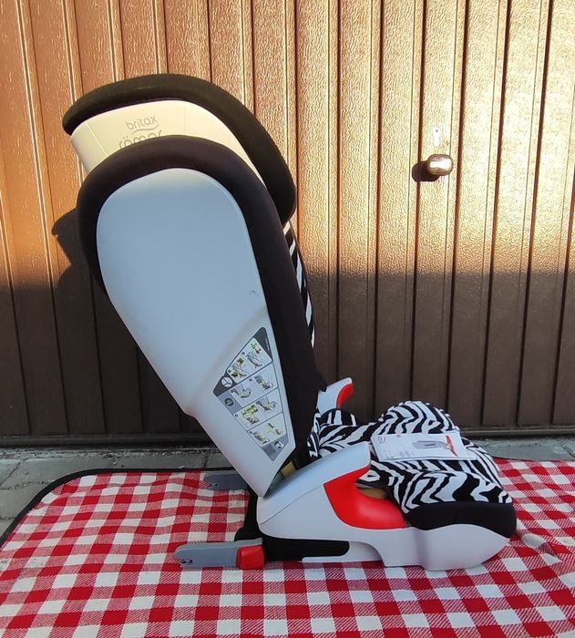 Fotelik Romer Britax Kidfix XP PAD isofix Zebra premium + gratis mata