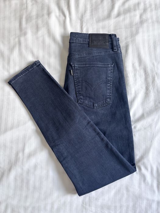Jeansy rurki z wysokim stanem mile high super skinny W28 L28 Levi’s