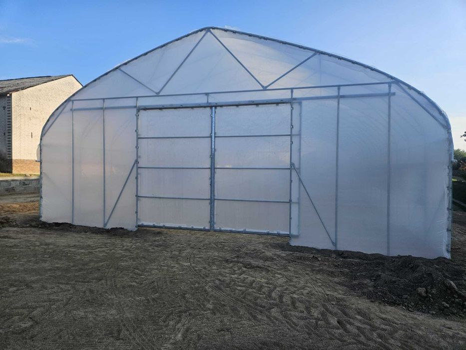 konstrukcja tunelu foliowego, tunel foliowy 10 x 30 x 4,2