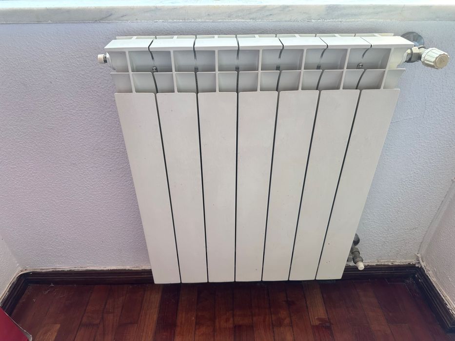 Radiadores e caldeira aquecimento central