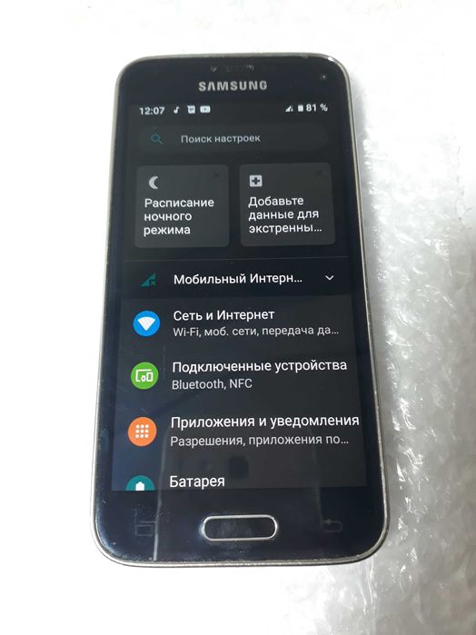 Смарфон Samsung galaxy S5 mini андроид 9
