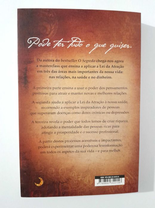 Livro: Rhonda Byrne O Segredo do Amor, Saúde e Dinheiro - Masterclass64586337660162123