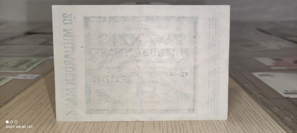 Germany -Weimar Republic 20 Miliarden Mark 1923