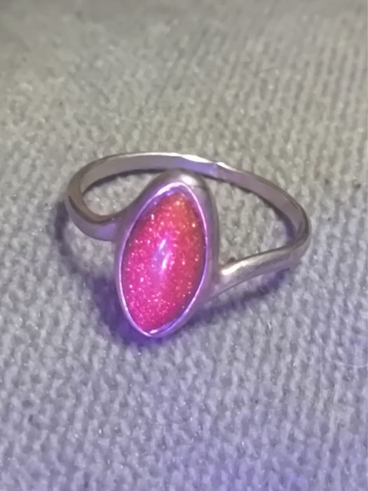 Stary srebrny pierścionek 18, Siezeniewscy , piasek pustyni. Vintage