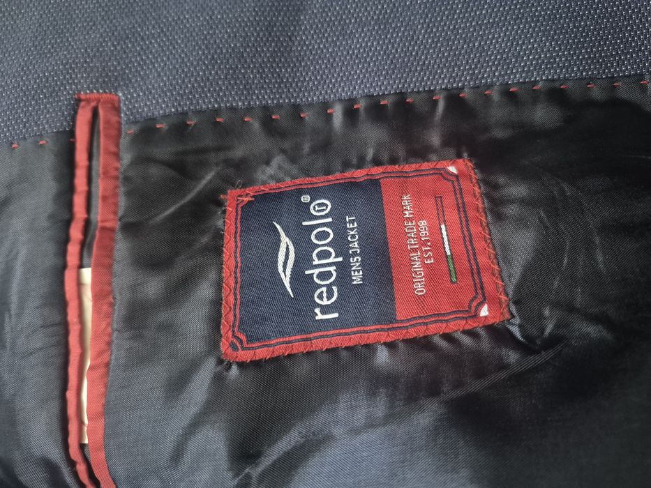 Męska granarowa marynarka