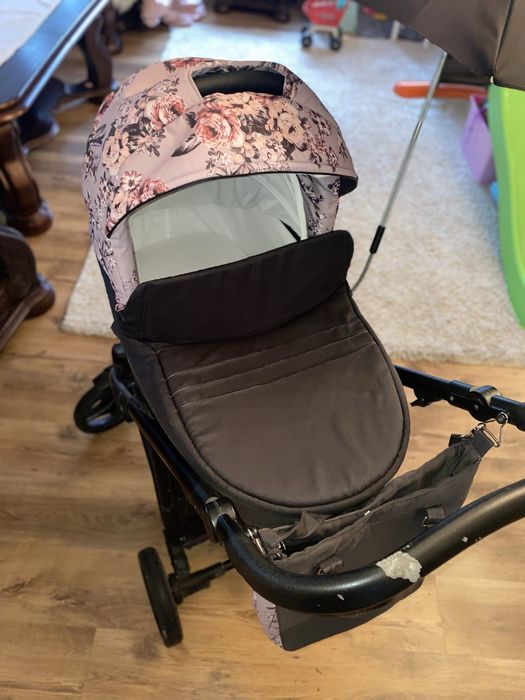 Wozek bebetto nitello kwiaty