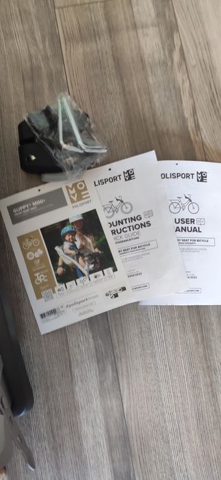 Дитяче крісло для велосипеда