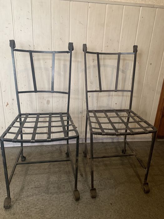 Стул кованый металл под реставрацию