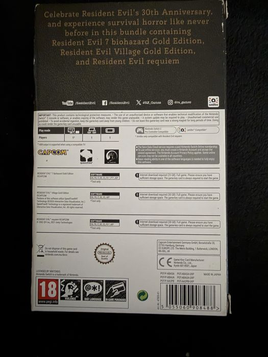Resident Evil Generation Pack Nintendo Switch 2