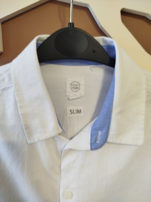 Koszula biała chłopięca 158